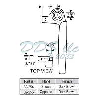 One Hole Handle Project Out 32-254