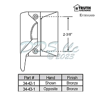 Truth Casement Lock 34-42-1 1