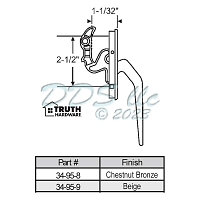 Truth Casement Handle 34-95-8