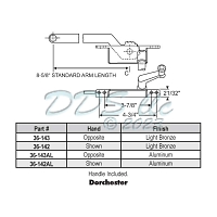 Face Mount Casement Operator 36-142 1
