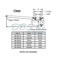 Sill Mounted Casement Operator 36-152-1S