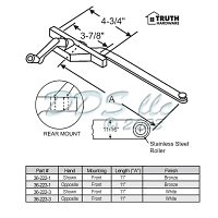 Front Mount Casement Operator 36-222-1 1