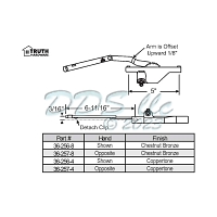 Rear Mount Casement Operator 36-256-8