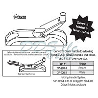 Enrtygard Folding Handle - Cover Set 37-220-1 1