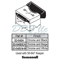 Latches-Spring Type Slider 50-648WHA