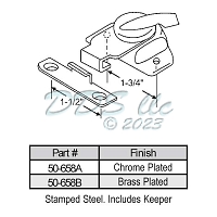 Sweep and Sash lock 50-658b 1