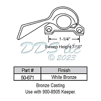 Sweep and Sash lock 50-671 1