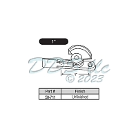 Sweep and Sash locks 50-711 1