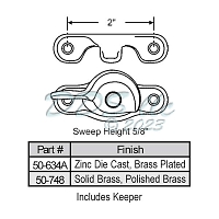 Sweep and Sash lock 50-748 1