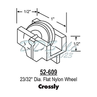Crossly Sliding Window Rollers 52-609 1