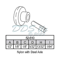 Sliding Window Wheels 52-610