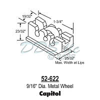 Sliding Window Rollers 52-622