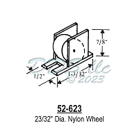 Sliding Window Rollers 52-623