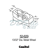 Sliding Window Rollers 52-629 1