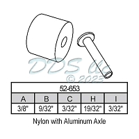 Sliding Window Wheels 52-653 1