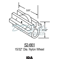 Sliding Window Rollers 52-661 1