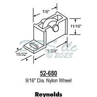 Sliding Window Rollers 52-680