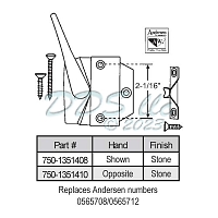 Andersen Casement Lock 750-1351410