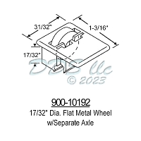 Sliding Window Rollers 900-10192 1
