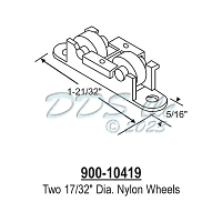 Sliding Window Rollers 900-10419 1