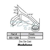 Sweep and Sash lock 900-11288