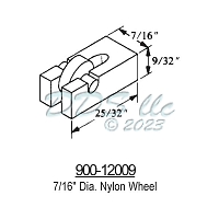 Sliding Window Rollers 900-12009 1