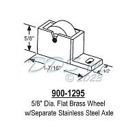 Sliding Window Rollers 900-1295 1