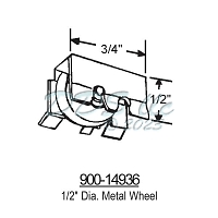 Sliding Window Rollers 900-14936 1