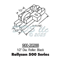 Sliding Window Rollers 900-20288