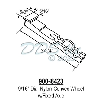 Sliding Window Rollers 900-8423