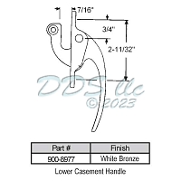 Casement Handle 900-8977 1