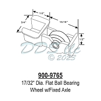 Sliding Window Rollers 900-9765