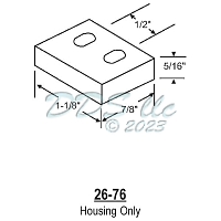 Pressure Shoe  Housing Only 26-76