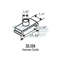 Ka72 Harness Guide Nylon 33-104