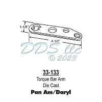 Torque Bar Arm- Pan Am/Daryl 33-133 1