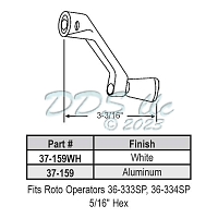 5-16 inch  Aluminum Hex Handle 37-159 1