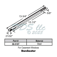 Casement Track 38-51ST 1