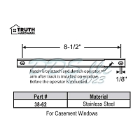 Casement Track 38-62