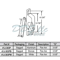 Pan Am Jalousie Operator 41J-303P