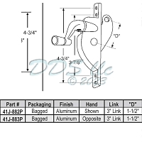 Jalousie Operator 41J-882P 1
