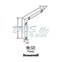 Corner Angle-Plastic  46-121 1