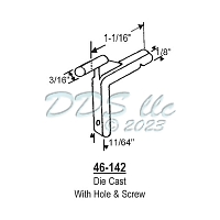 Die-Cast Corner Key W/Hole  46-142