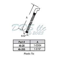 Slide Bolt Spring 46-28 1