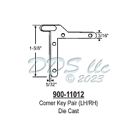 Corner Key 900-11012 1