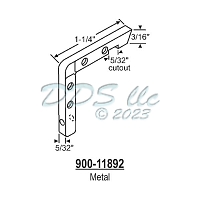 Corner Key, Metal  900-11892