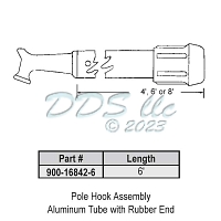 6ft  Pole Hook Assembly 900-16842-6