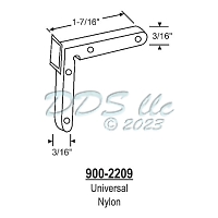 Nylon Corner Key (Universal)  900-2209 1