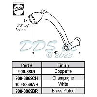 Champagne Crank Handle 900-8869CHR 1