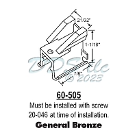 Sash Bottom Bracket General Bronze 60-505 1