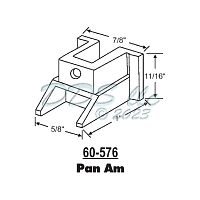 Sash Bottom Bracket Pan Am 60-576 1